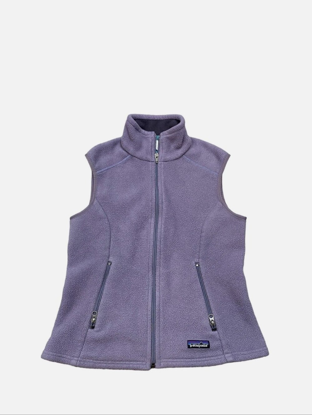 PATAGONIA Vintage Synchilla Fleece Zip Up Vest Purple - Women's Size Medium